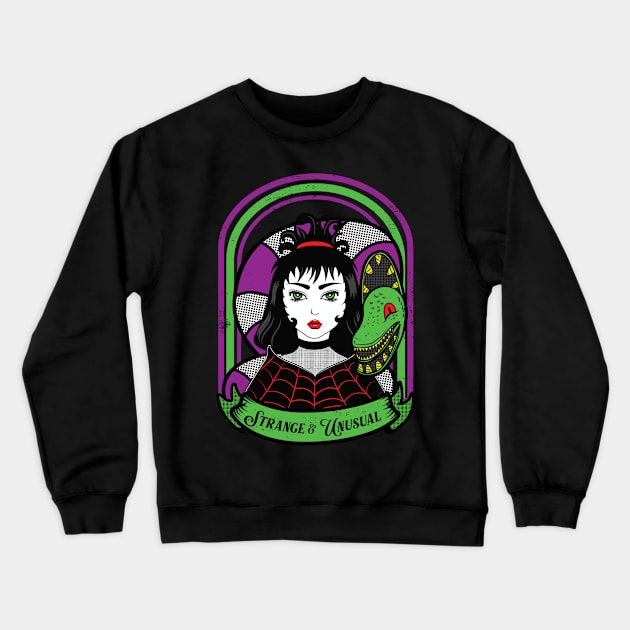 Strange & Unusual Crewneck Sweatshirt by nkta